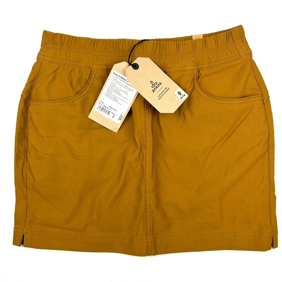 Prana Pants - Prana Halle E-Waist Skort II Antique Bronze Women Size 2 Recycled ReZion 1971681